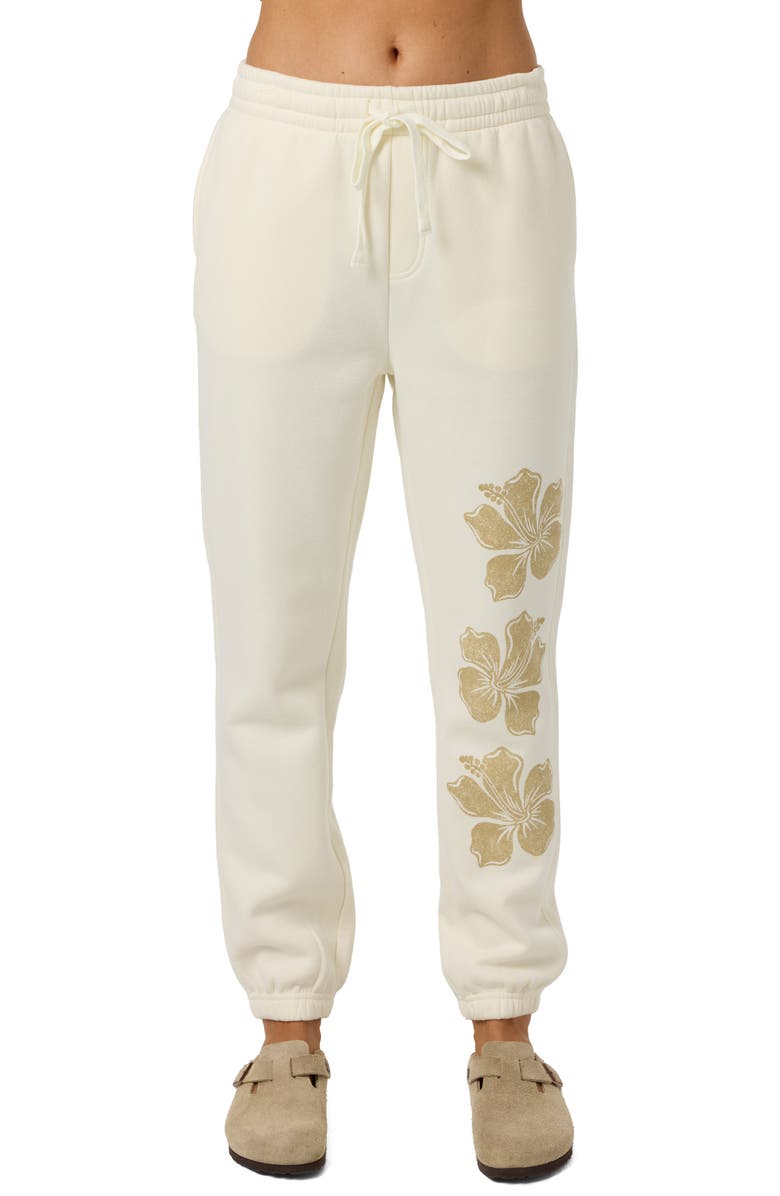 O'Neill Lei Relaxed Joggers, Main, color, Winter White