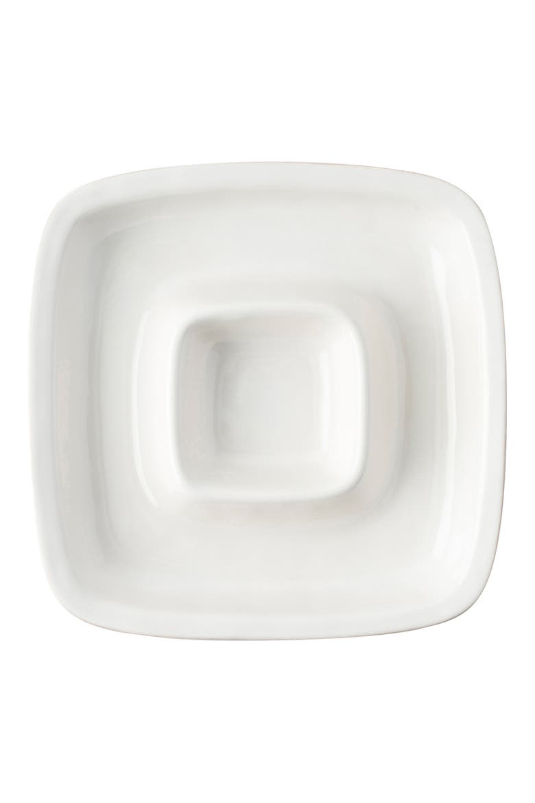 Puro Whitewash Chip & Dip Serving Bowl, Alternate, color, WHITEWASH