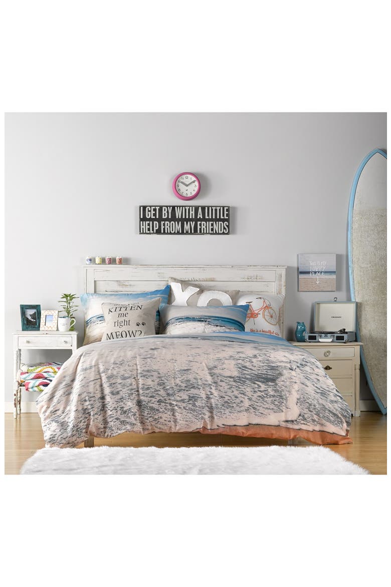 Take Me There Duvet Cover & Sham Set, Alternate, color, BLUE