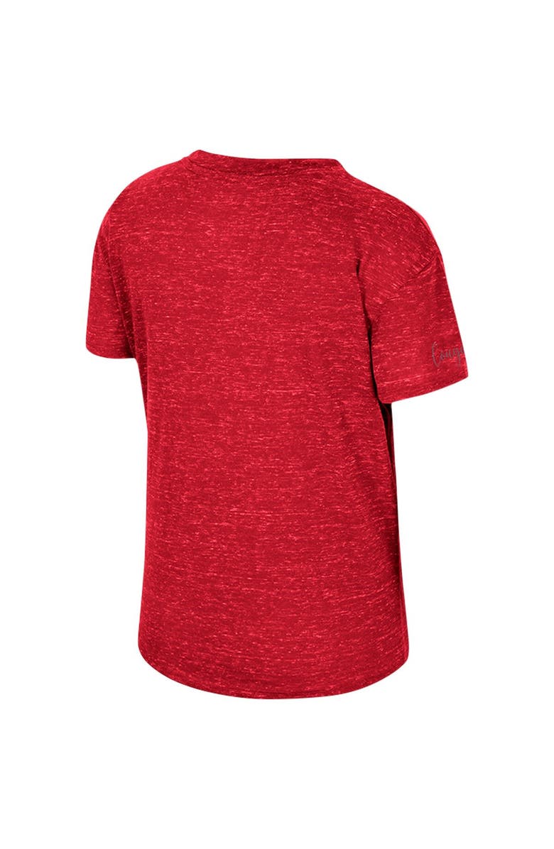 COLOSSEUM Women's Colosseum Crimson Washington State Cougars Finalists Tie-Front T-Shirt, Alternate, color, 