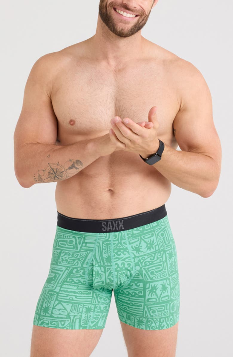 SAXX Quest Quick Dry Mesh Slim Fit Boxer Briefs, Main, color, 