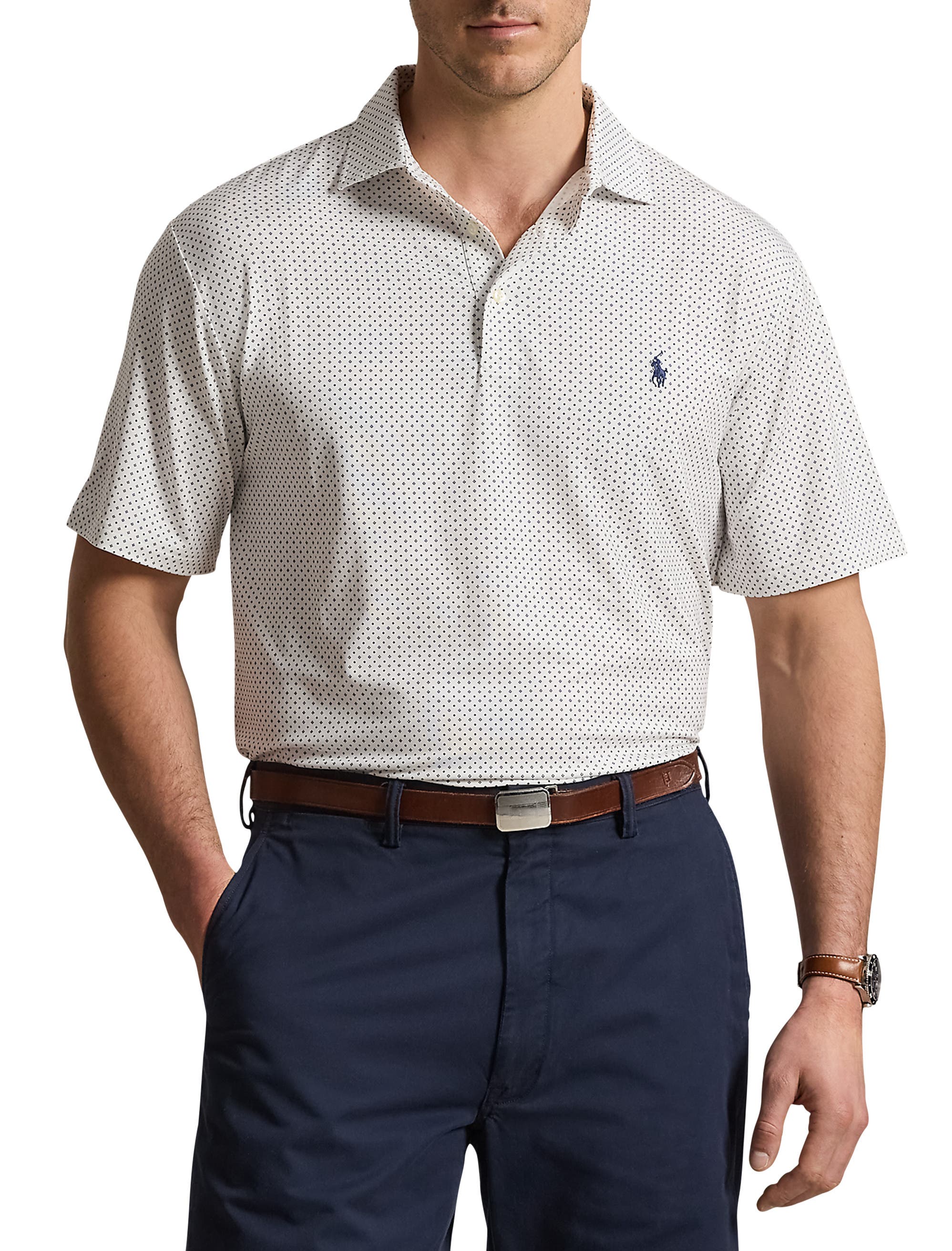 selected WHITE GEO DOT PRINT