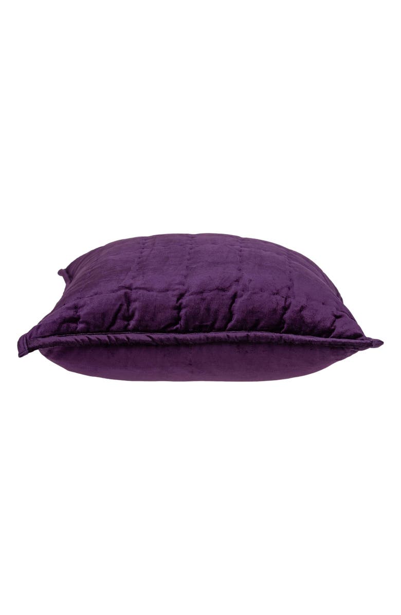 PARKLAND COLLECTION Agio Square Transitional Throw Pillow, Alternate, color, Purple