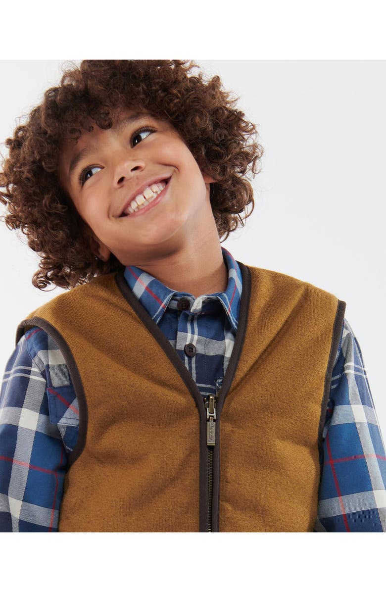 Barbour Kids' Beaufort Faux Fur Lined Liner Vest, Alternate, color, Beaufort Fur Liner