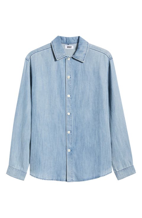 Featherweight Denim Button-Up Shirt