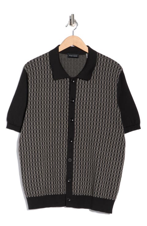 Button-Up Polo Sweater