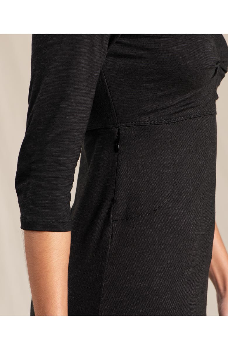 Toad&Co Rosalinda Tencel<sup>®</sup> Lyocell & Organic Cotton Jersey Dress, Alternate, color, 