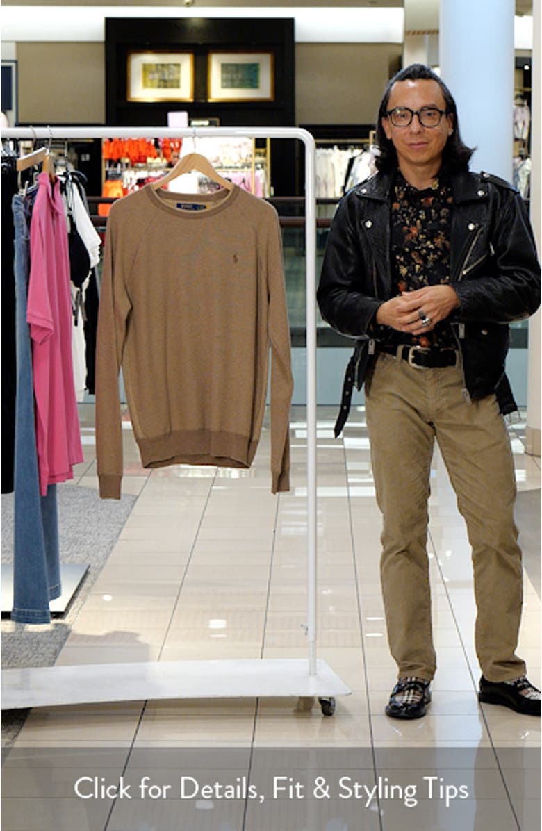 Textured Cotton Crewneck Sweater, sales video thumbnail