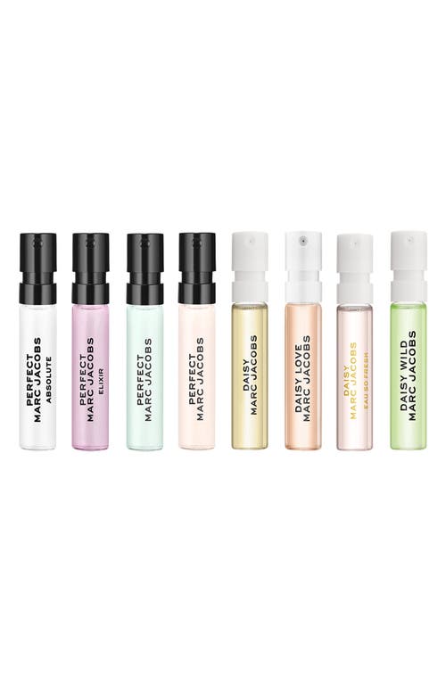 Marc Jacobs Fragrance Sample Set In Transparent
