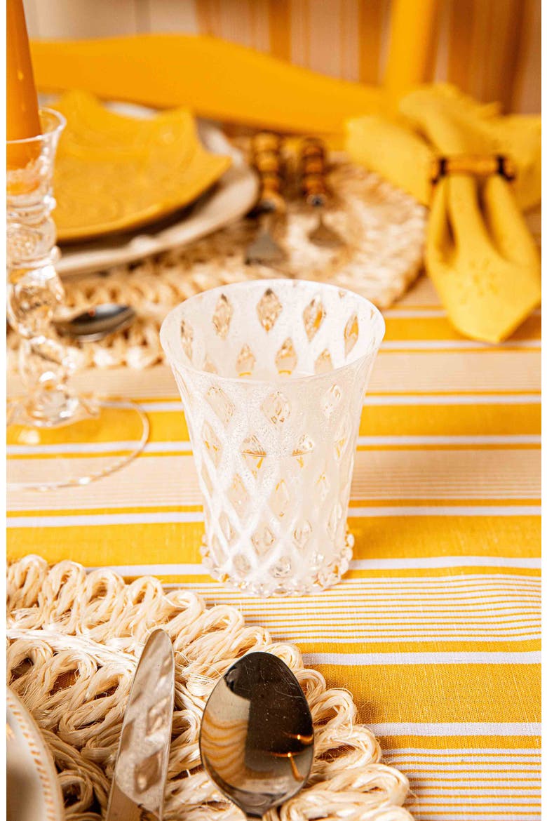Trellis Small Tumbler, Alternate, color, WHITE
