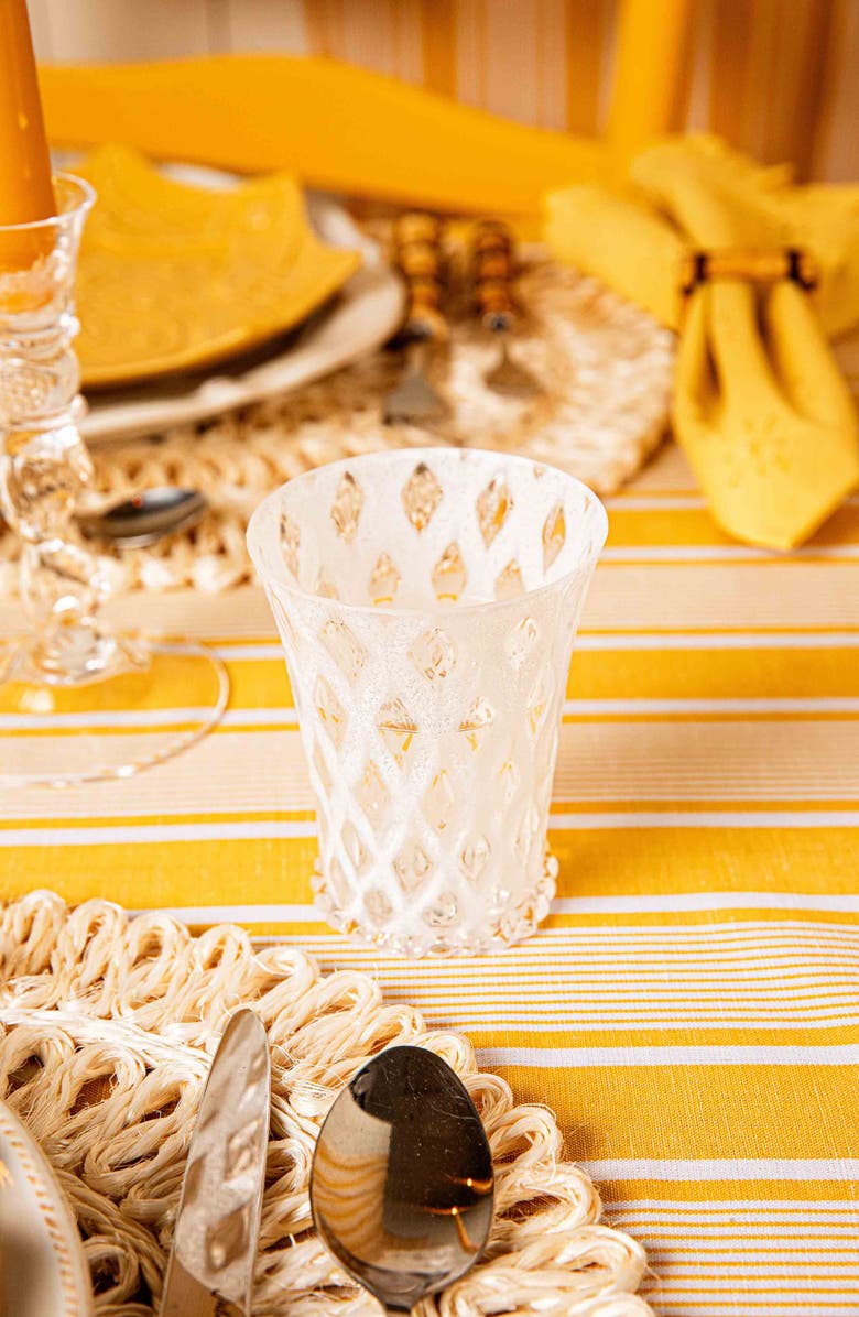 Juliska Trellis Small Tumbler, Alternate, color, White