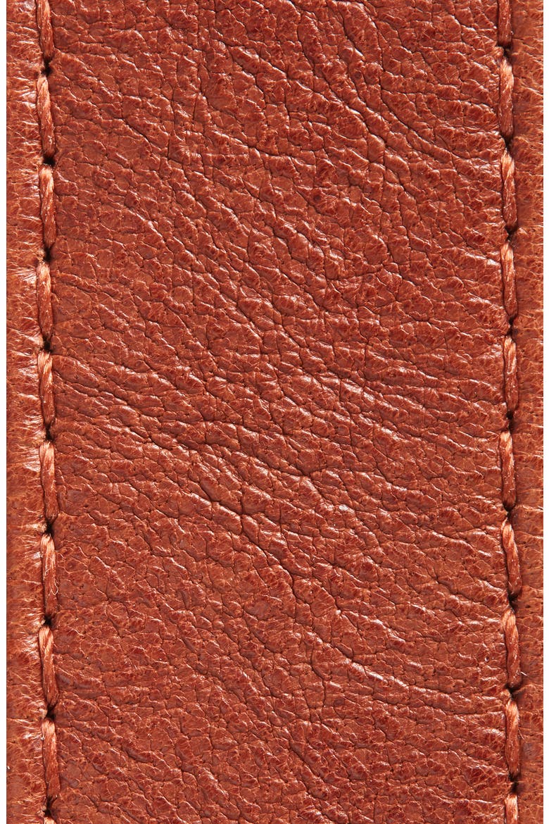 Harvey Horse Clasp Leather Belt, Alternate, color, COGNAC