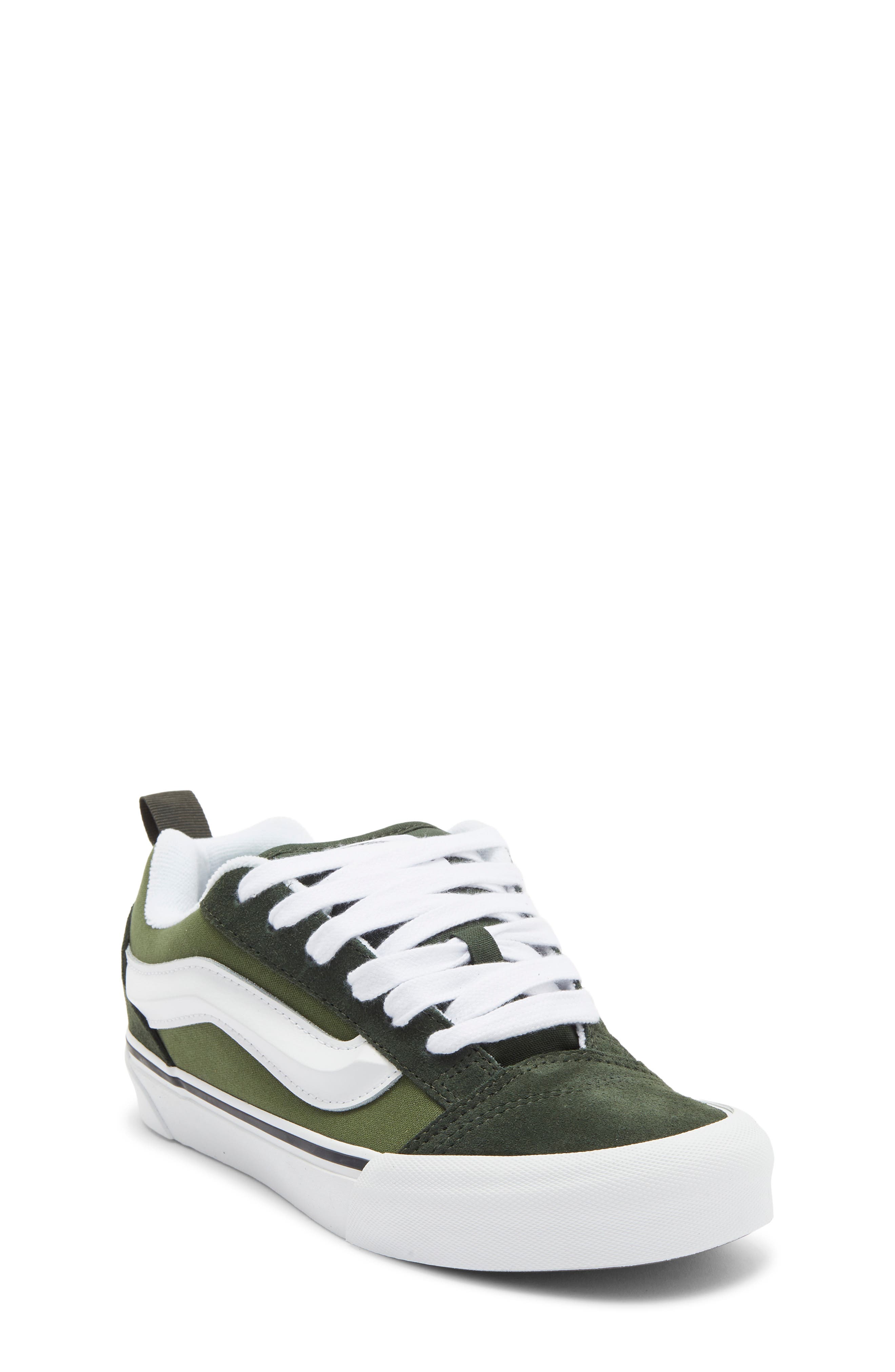 Vans Kids' Knu Skool Sneaker, Main, color, Pine Forest