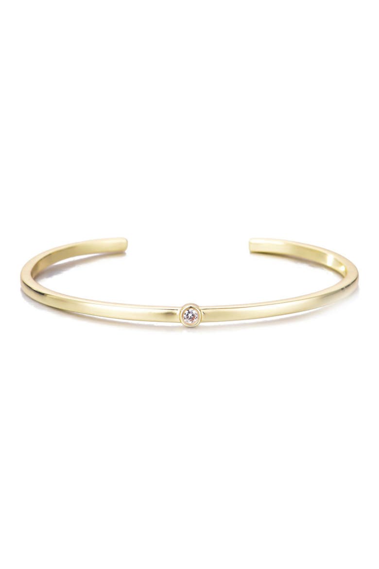 Skinny Cuff Bracelet, Main, color, GOLD