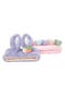 selected Bunny Heart Set - Purple/Pink