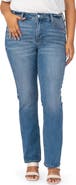 SLINK Jeans High Waist Ankle Straight Leg Jeans