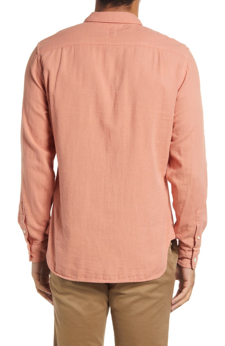 HIROSHI KATO The Ripper Cotton Double Gauze Button-Up Shirt, Alternate, color,