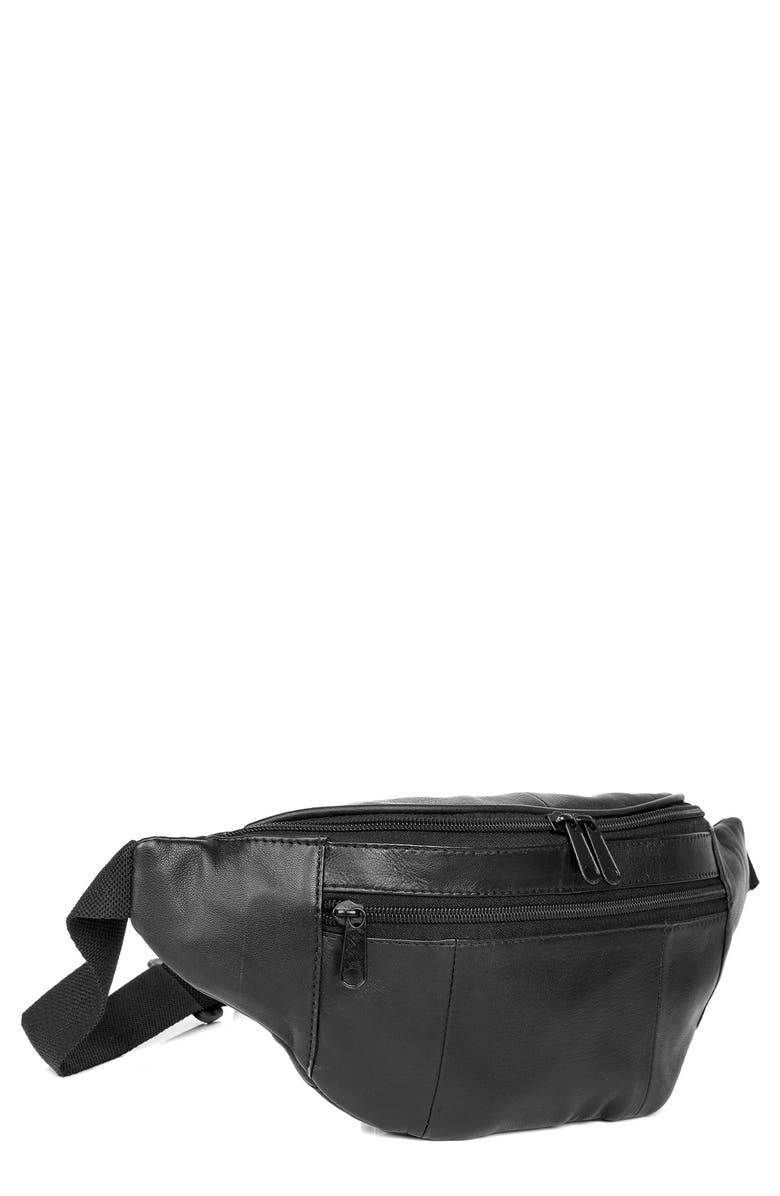BUXTON 3-Zipper Hip Bag, Alternate, color, 