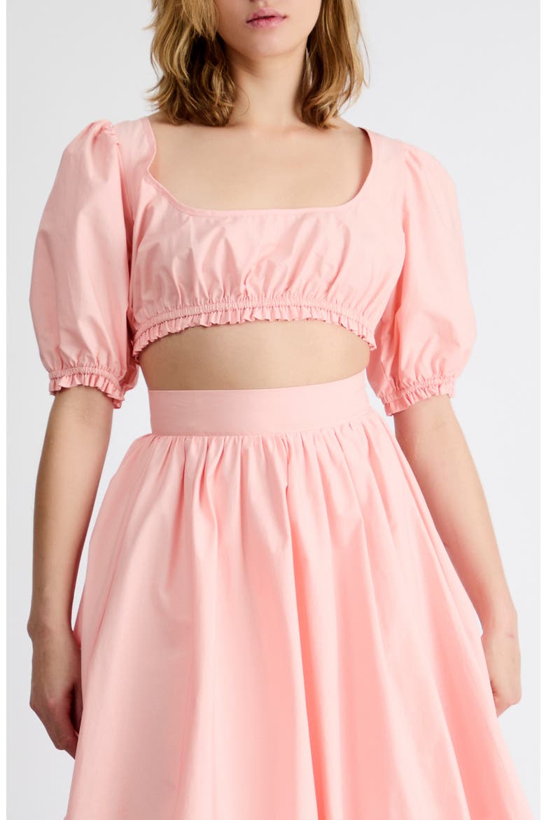 Tessa Scoop Neck Crop Top, Main, color, PINK