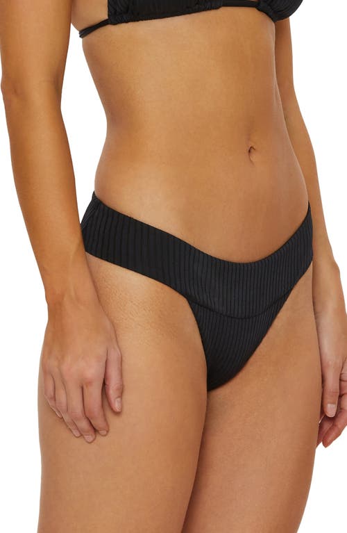 Isabella Rose Mallorca Maui Rib Swim Bottoms In Black