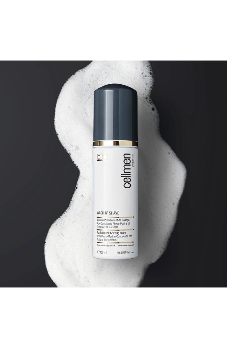 Cellcosmet Cellmen Wash N' Shave Cleansing & Shaving Foam, Alternate, color, 