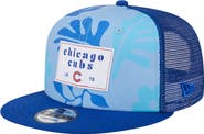 New Era Men's New Era Royal Chicago Cubs Bikini Bottom Trucker 9FIFTY Snapback Hat