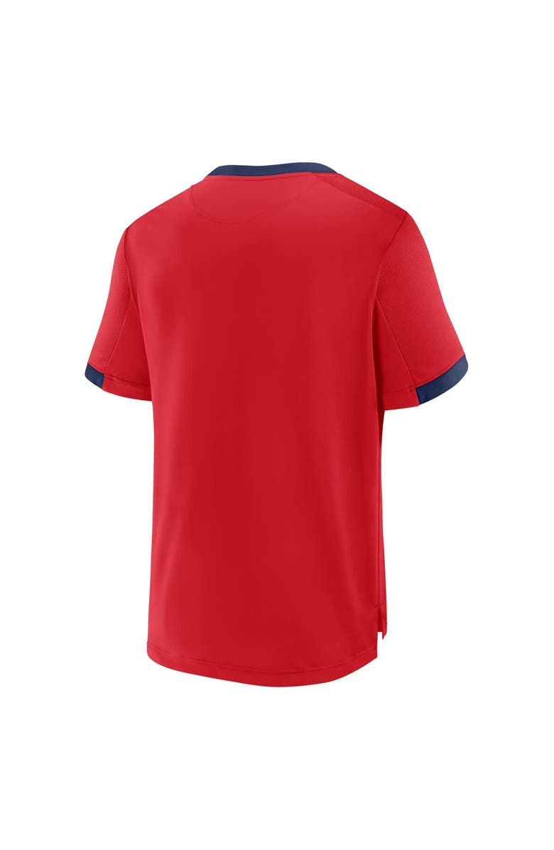 FANATICS Men's Fanatics Red FC Dallas Stoppage Time Striker T-Shirt, Alternate, color, Red