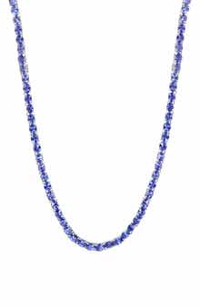 Sterling Silver Tanzanite Necklace