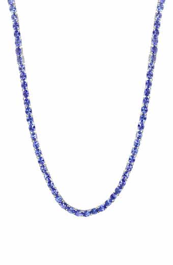 Sterling Silver Tanzanite Necklace