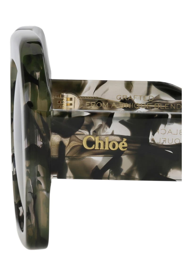 56mm Square Sunglasses, Alternate, color, GREEN GREEN GREY