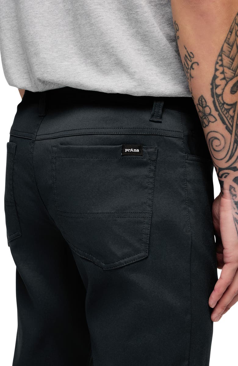 prAna Stretch Zion<sup>™</sup> 5-Pocket Pants, Alternate, color, Black