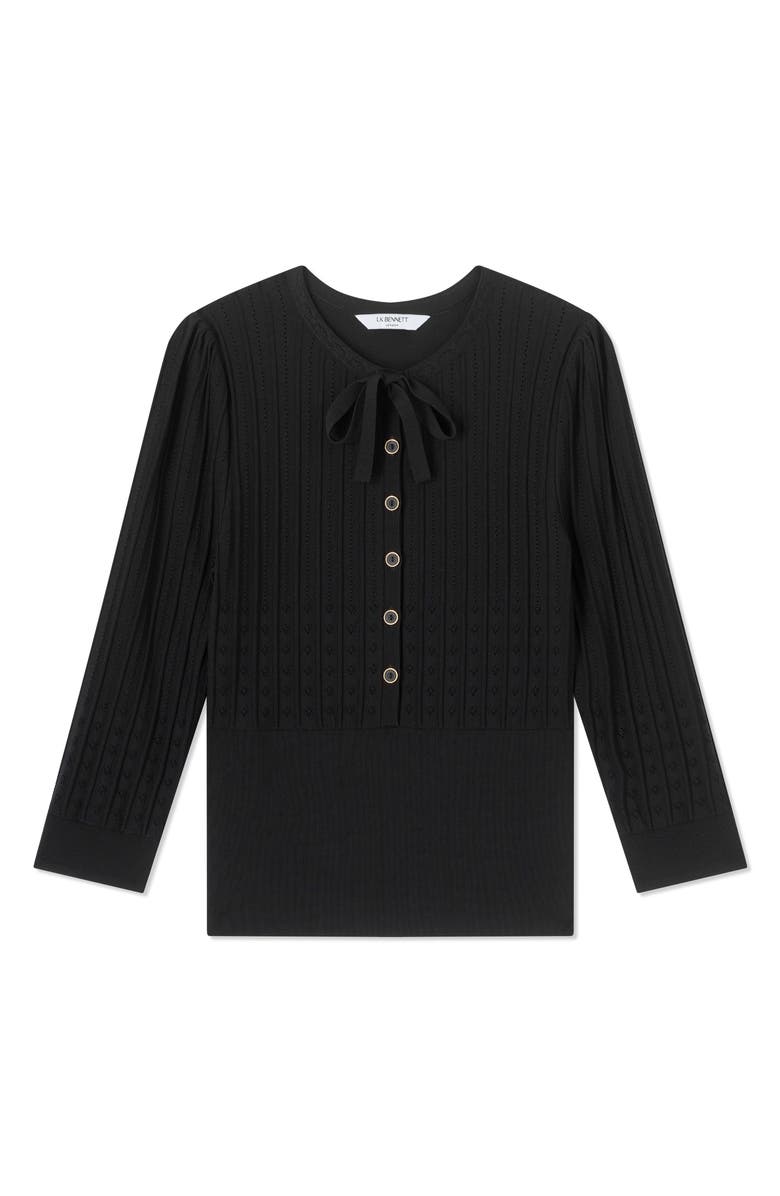 LK Bennett Freida Knit Top, Alternate, color, 