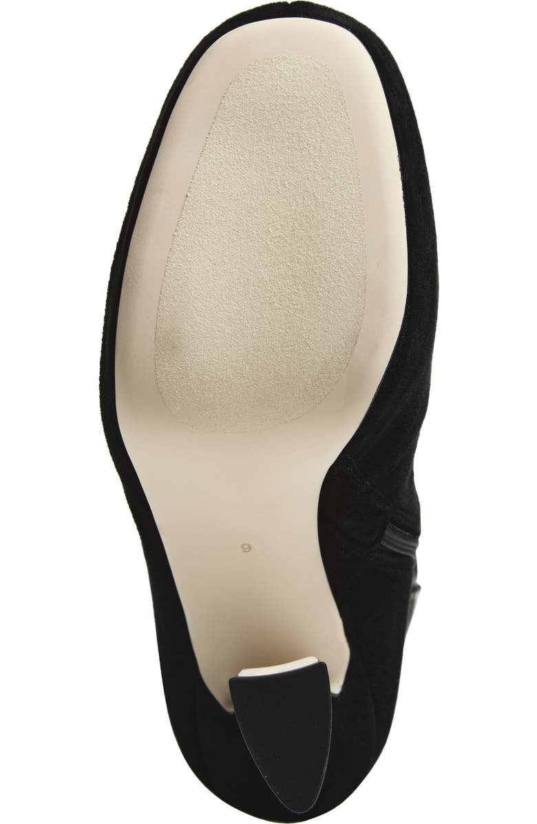 Jeffrey Campbell Pop-Off Faux Suede Tall Boot, Alternate, color, Black Suede