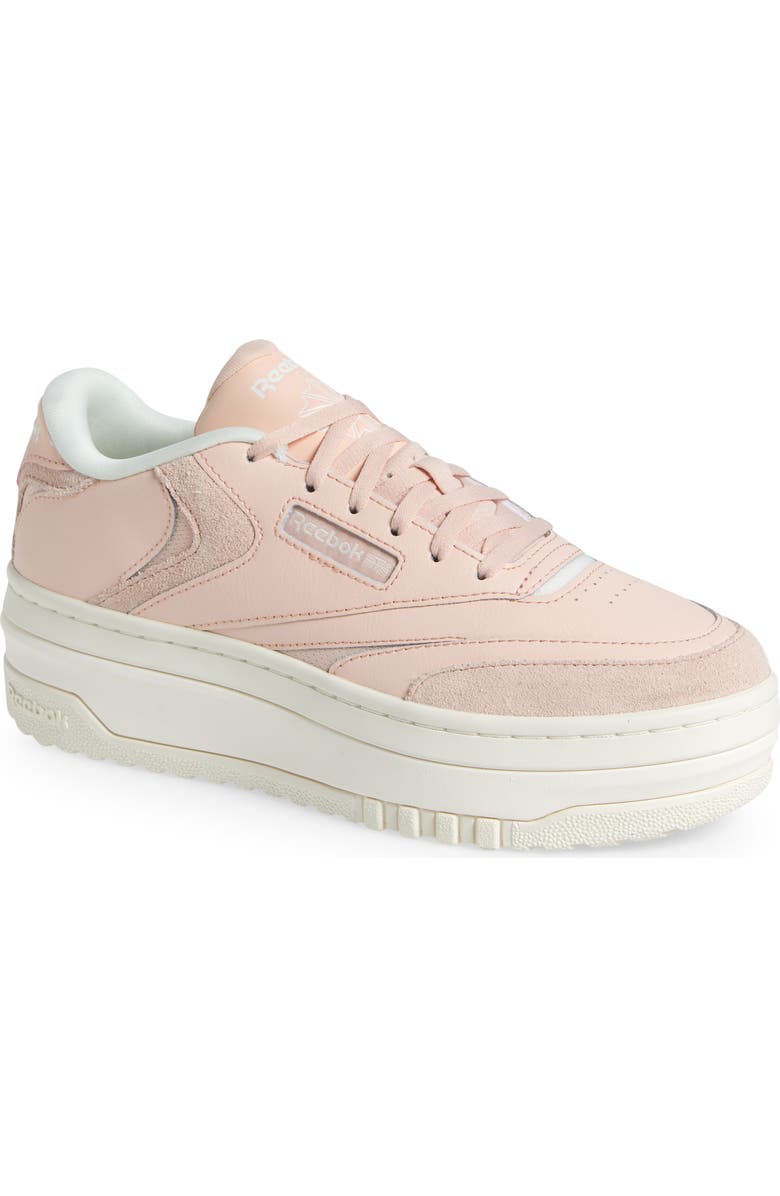 Reebok Club C Extra Platform Sneaker, Main, color, Peach Chalk Chalk