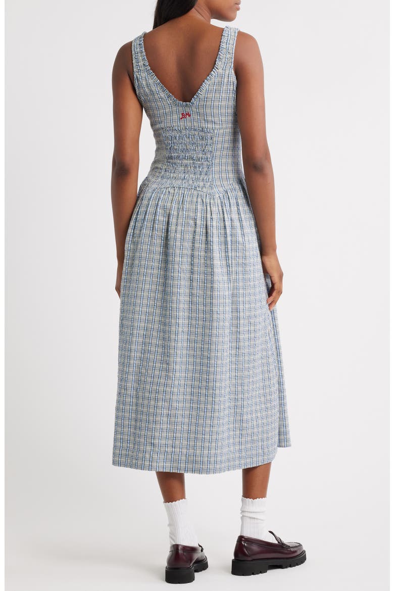 Mallory Organic Cotton Midi Sundress, Alternate, color, CLOUDY