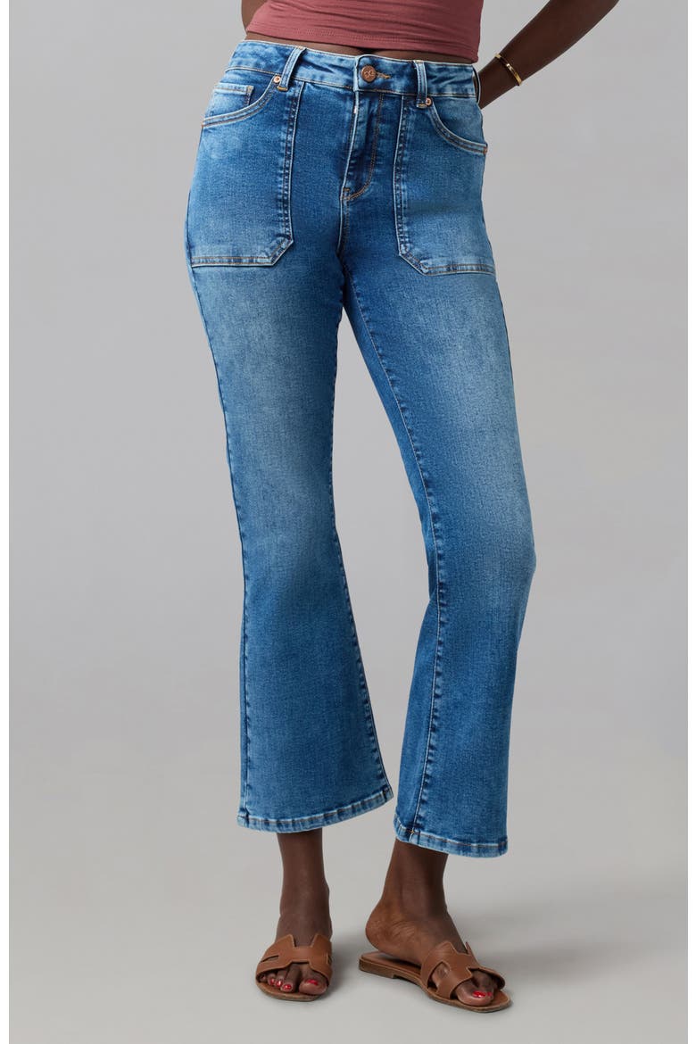 Billie High Rise Bootcut Jeans, Main, color, INDIGO MUSE
