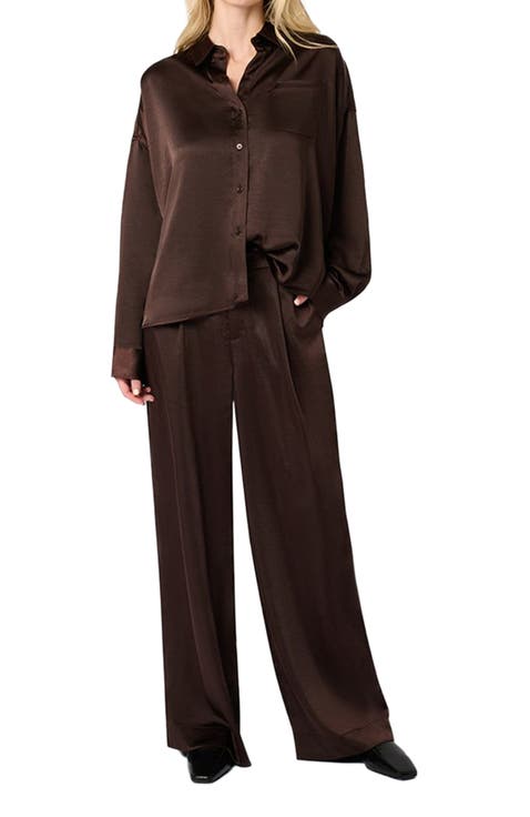 Cropped Button Front Shirt