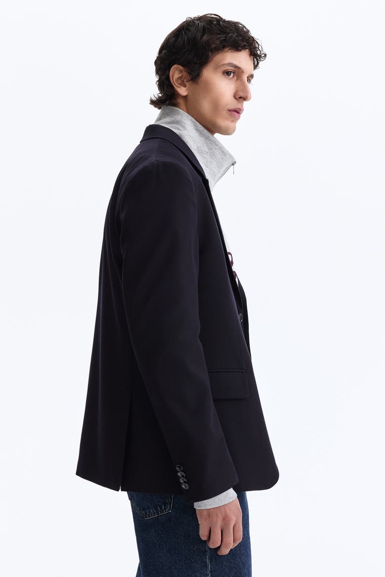 Relaxed Fit Jacket, Alternate, color, Navy blue