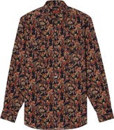 Robert Talbott Morgan Workshirt Vineyard Print Pinwale Corduroy Shirt