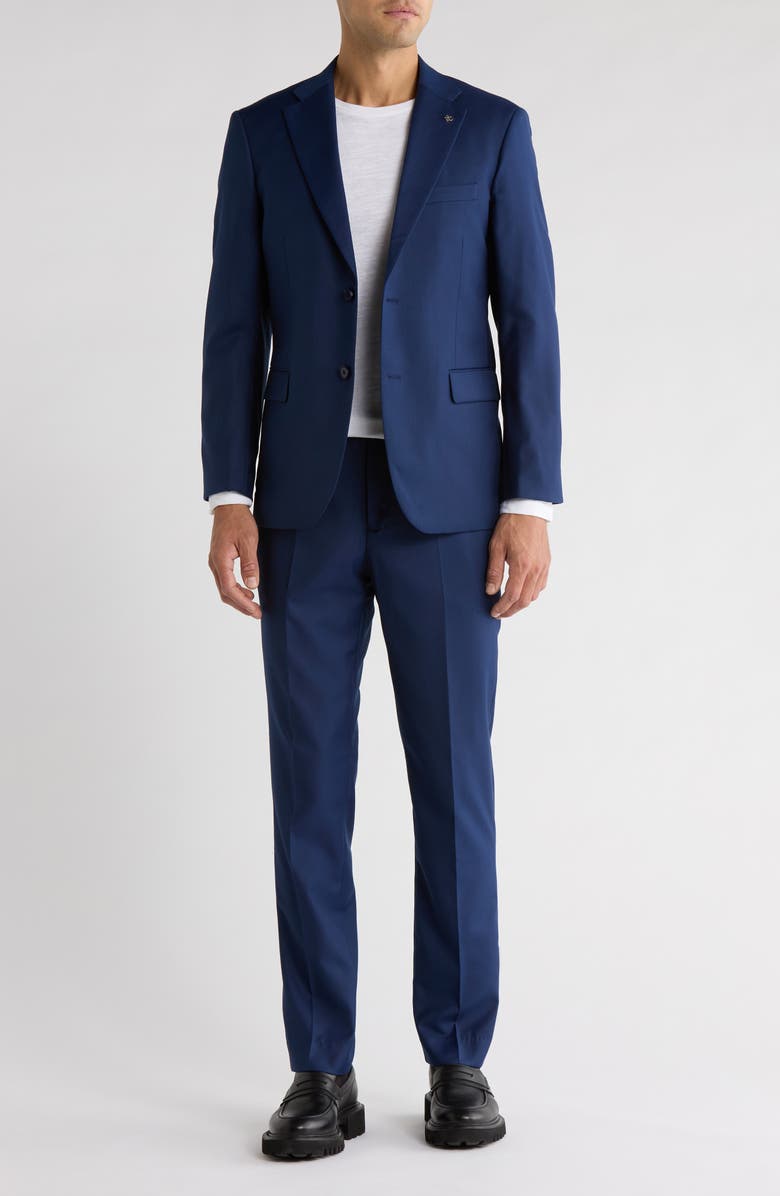 Scotch & Soda Blue Classic Fit Suit, Main, color, Blue