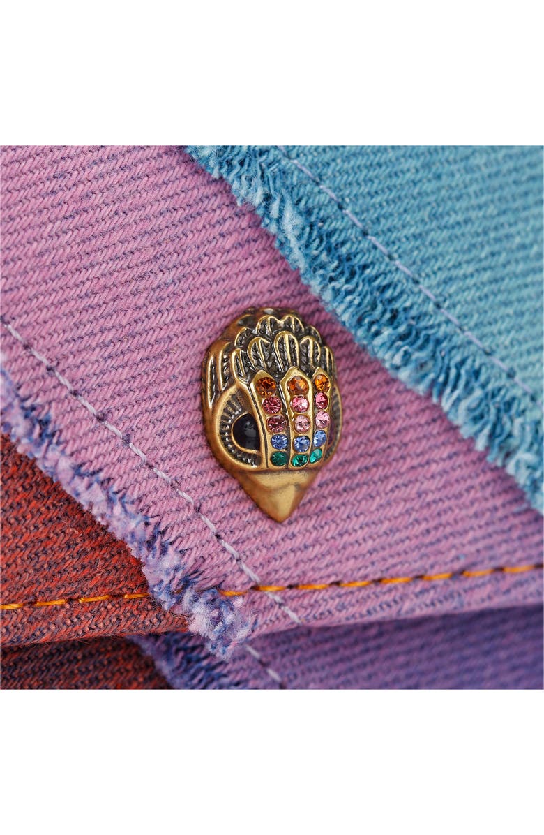 Kurt Geiger London Micro Kensington Denim Crossbody Bag, Alternate, color,