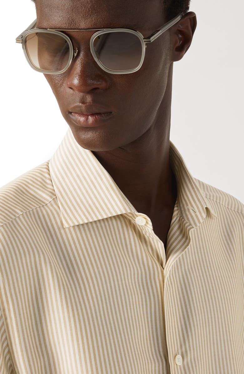 ZEGNA Silk Shirt, Alternate, color, 