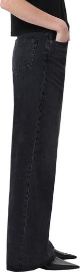 Dame High Waist Wide Leg Organic Cotton Jeans