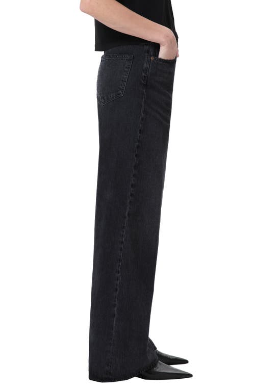 Agolde Dame High Waist Wide Leg Organic Cotton Jeans In Hitch
