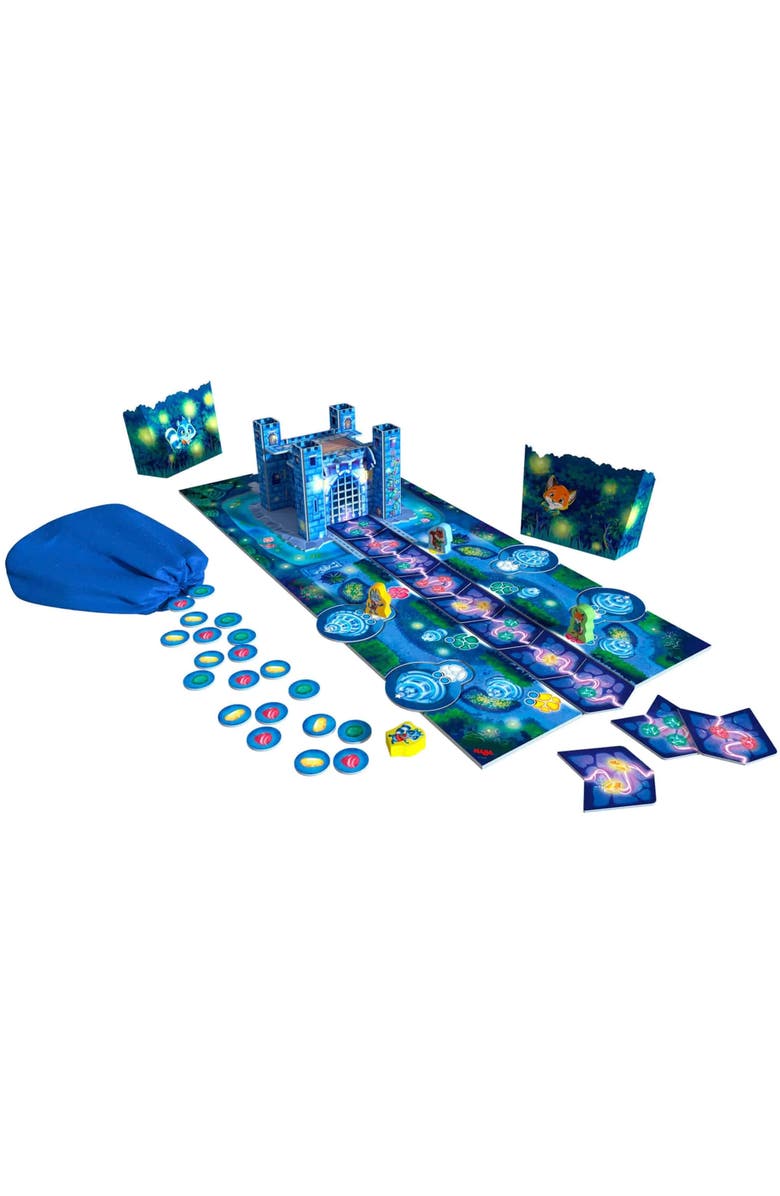 HABA Moonlight Castle - Children's Board Game with 3D Castle and Floating Gems, Alternate, color, 