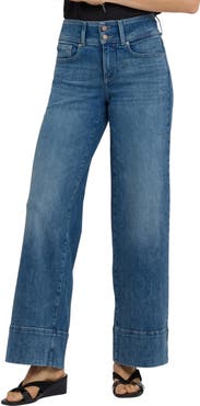 NYDJ Teresa Wide Hem Wide Leg Jeans
