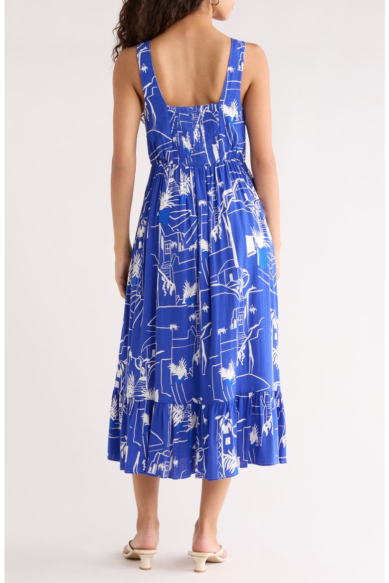 Mims Town Sunnyvale Maxi Dress, Alternate, color, WHITE-BLUE-MULTI