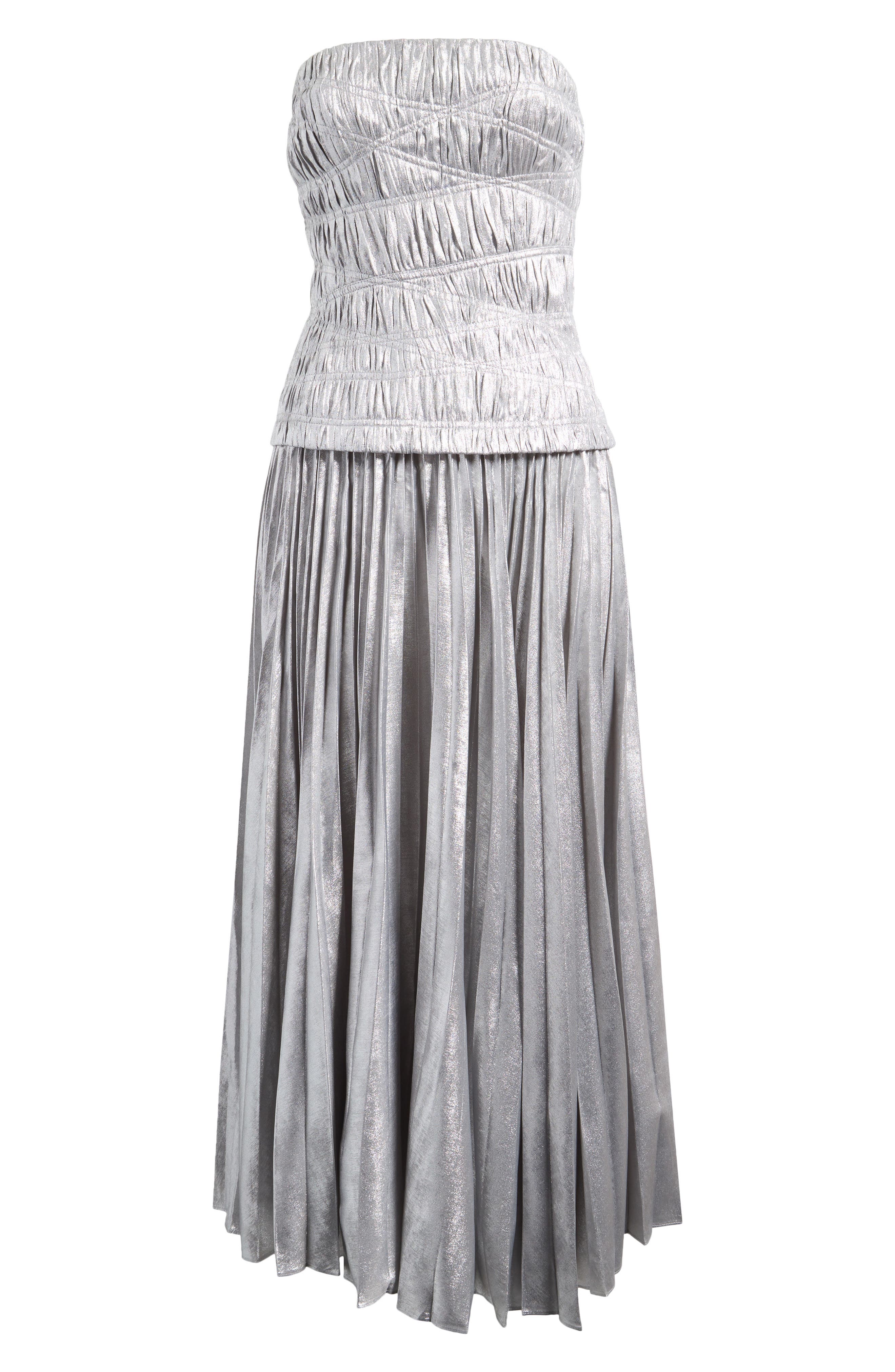 acler rockland midi dress Rockland Women's Strapless Midi Dress, Mulberry Pink, AU10 US6