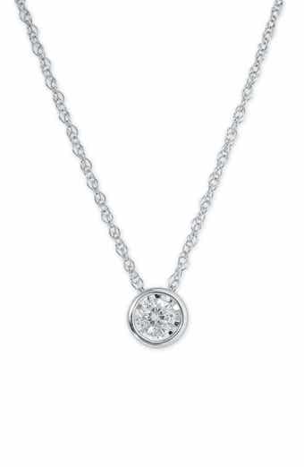 EFFY Sterling Silver Diamond Pendant Necklace - 0.18 ctw