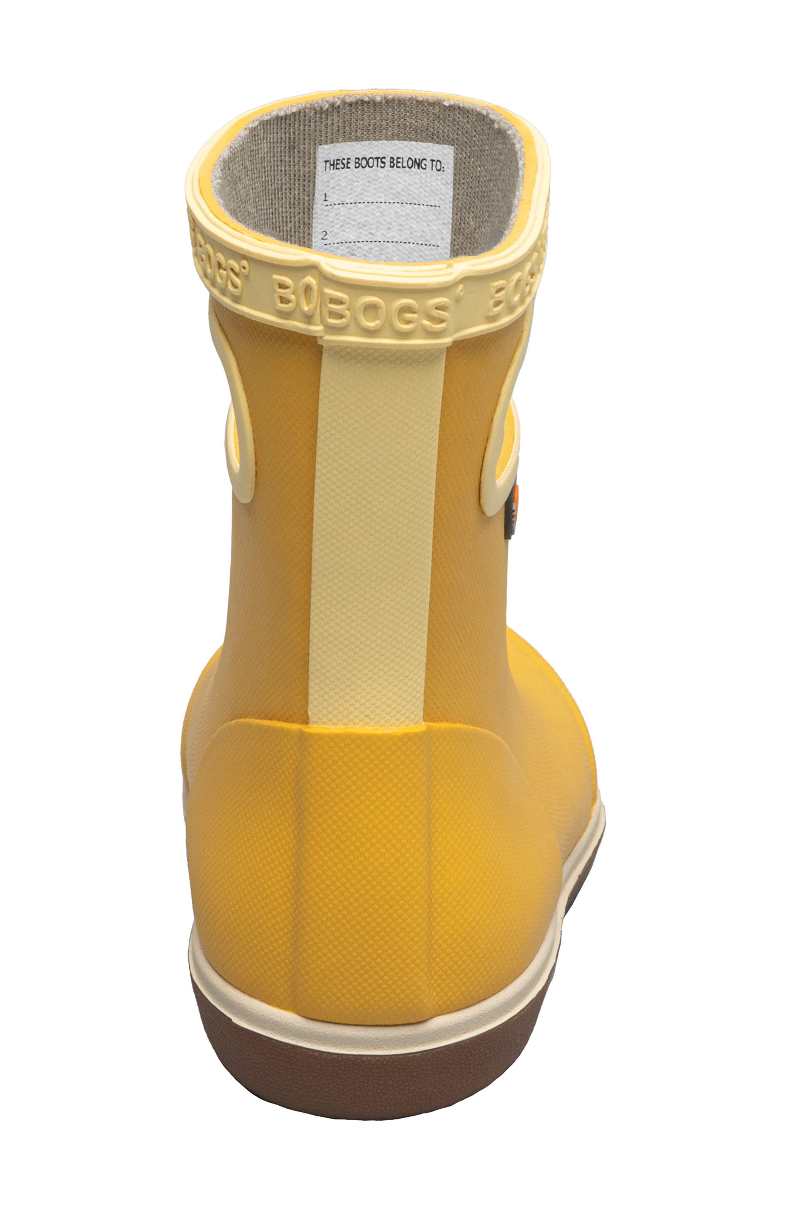 Bogs Kids' Skipper II Waterproof Rain Boot, Alternate, color, Mustard